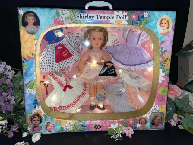 Vintage Wonderful  12" Ideal Shirley Temple Doll TV Wardrobe Box Plus Much More!