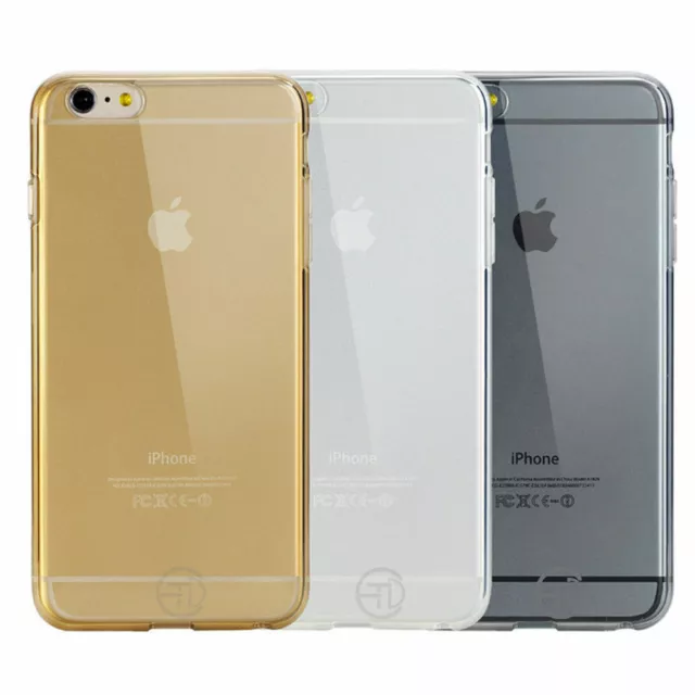 Thin Ultra Clear Slim Soft Tpu Rubber Case Cover Fits For Iphone 6 - 4.7