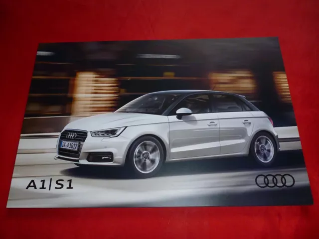 AUDI A1 A1 Sportback S1 8X Prospekt Brochure Depliant Folleto von 2018