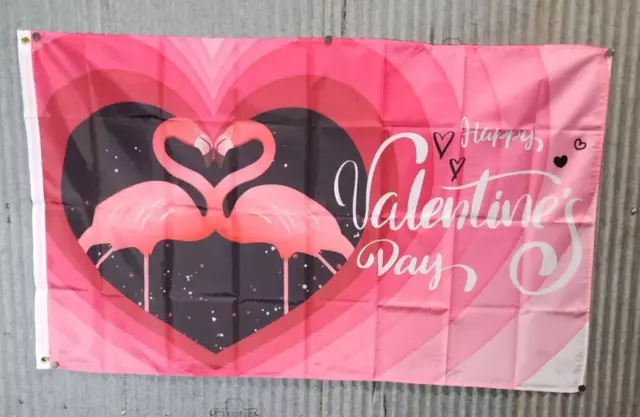 Bandera de dormitorio de pared Happy Valentines Day 3X5 ft