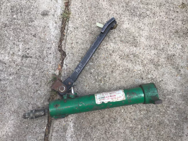 Greenlee 1725 Hydraulic Foot Pump