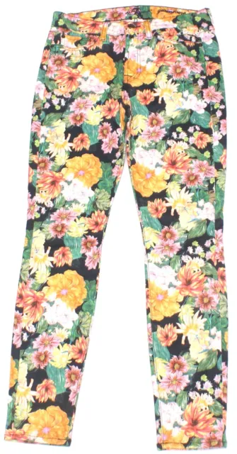 7 Seven For All Mankind Jeans Floral Gwenevere Skinny, Womens Size 27 (29X28)