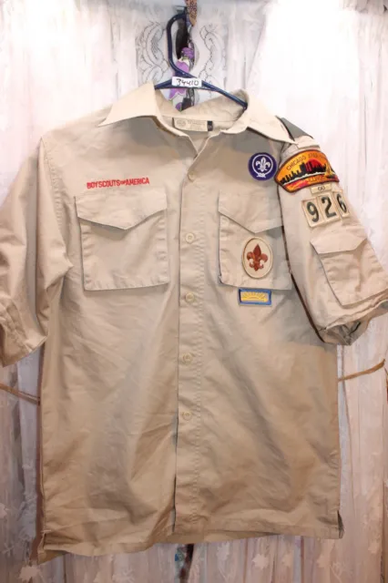 Boy Scouts of America Uniform Youth Large Tan Shirt
