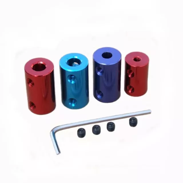 Color Aluminum Alloy Flexible Shaft Coupling Rigid Coupler Motor Connector DIY