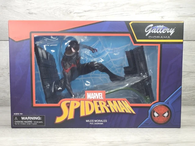 Marvel Spider-Man Miles Morales PVC Diorama Statue Figure Diamond Select Gallery