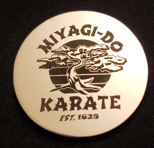 COBRA KAI SILVER Coin Medal Movie 80s Retro Tree Japan 1625 Martial