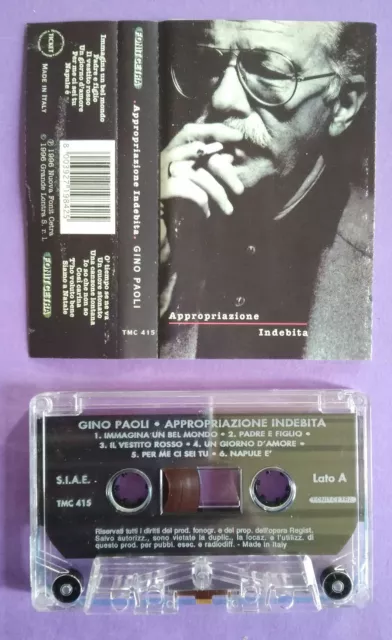 MUSICASSETTA APPROPRIAZIONE INDEBITA Gino Paoli NUOVO DA COLLEZIONE RARA  EUR 7,90 - PicClick IT
