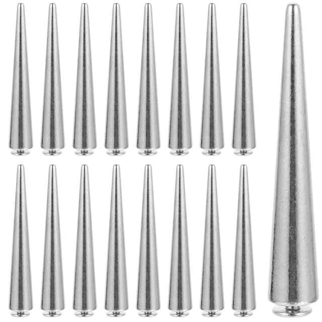 30 Pcs Punk Rivets Clothing Rivets Road Spikes Metal DIY Rivets Bags 3