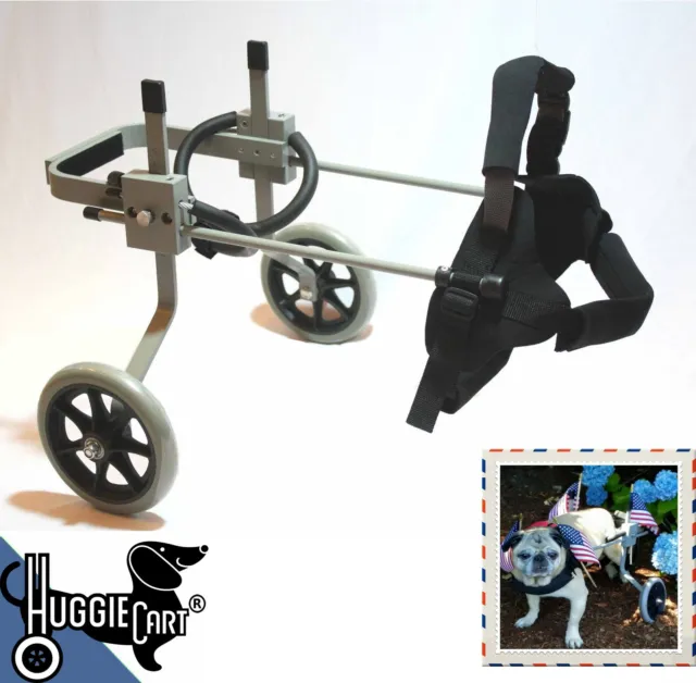 Huggiecart Wheelchair for dogs, 18-40 lbs, Ready to Ship