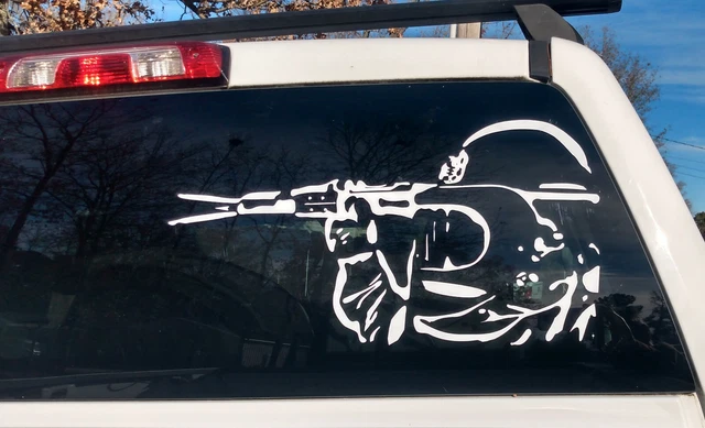 Custom Sandblasting Business Logo Vinyl Decal  "Right Or Left Facing"