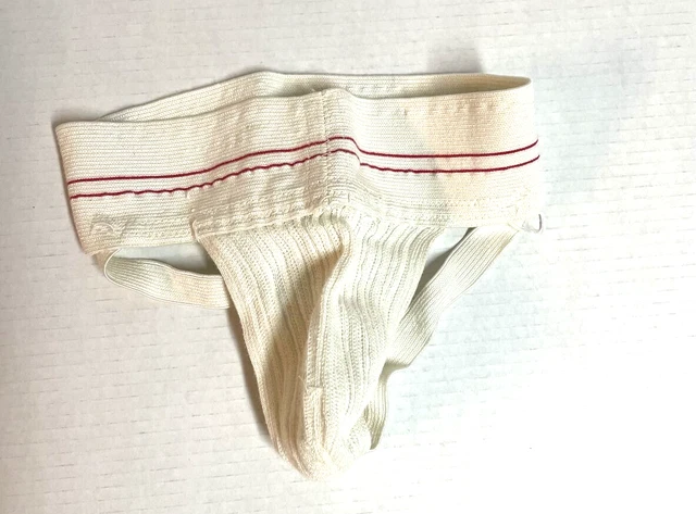 Vintage The Bike Athletic Supporter Medium 32"-38" 4T-280 jockstrap red stripe