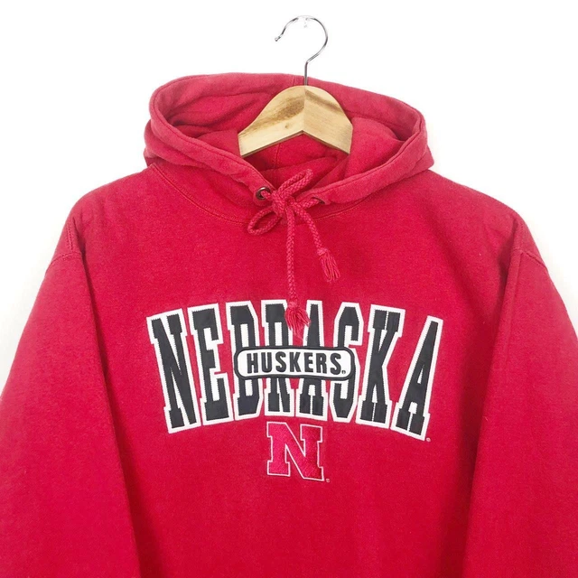 Felpa con cappuccio Nebraska Husky - Taglia uomo L