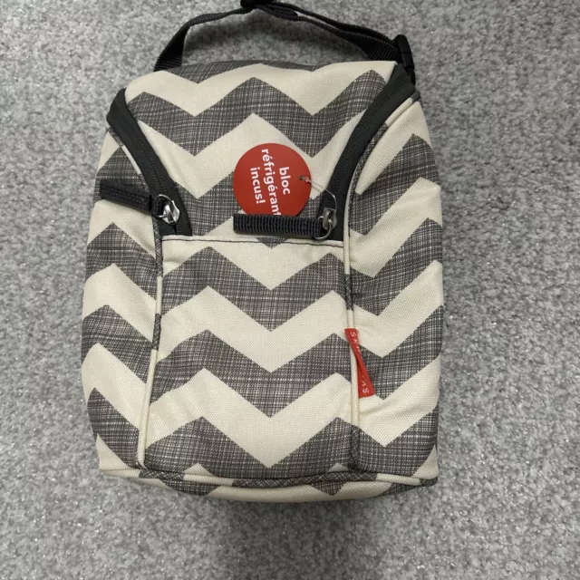 Skip Hop Grab and Go Double Bottle Bag - Chevron