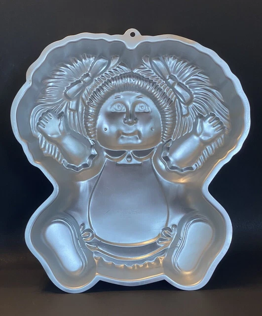 Vintage 1984 Wilton Cabbage Patch Kids Cake Pan Mold Doll Shape 1984 #2105 Party