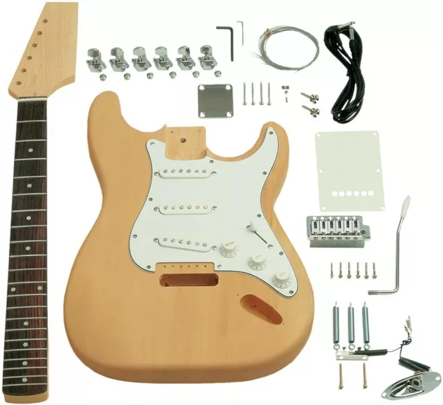 Saga St-10 Electric Guitar Kit S Style Build Your Own Guitar!