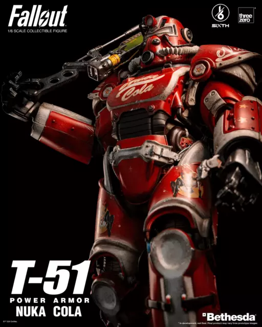 (Pre-Order) Threezero Fallout 1/6 T-51 Nuka Cola Power Armor Action Figure 3