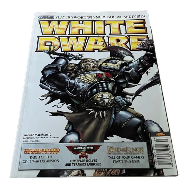 White Dwarf Magazine 'Mar 2012/Issue 387' - Games Workshop/Warhammer 40K/LOTR 🐙