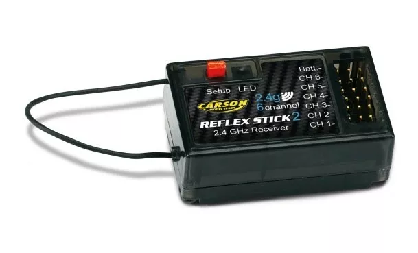 Télécommande Carson Reflex Stick II 2,4 GHz 6 canaux #500501006 2