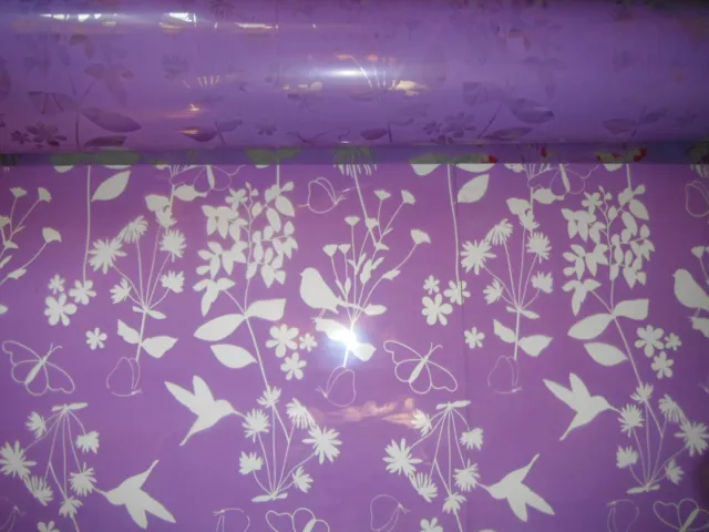 80cm X 5 mtrs cellophane wrap( harper purple)  GIFT /BOTTLE HAMPER WRAP