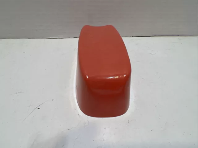 Branchell Melmac BUTTER DISH Cover/Top/Lid ONLY Red K LaMoyne COLOR FLYTE MCM 2