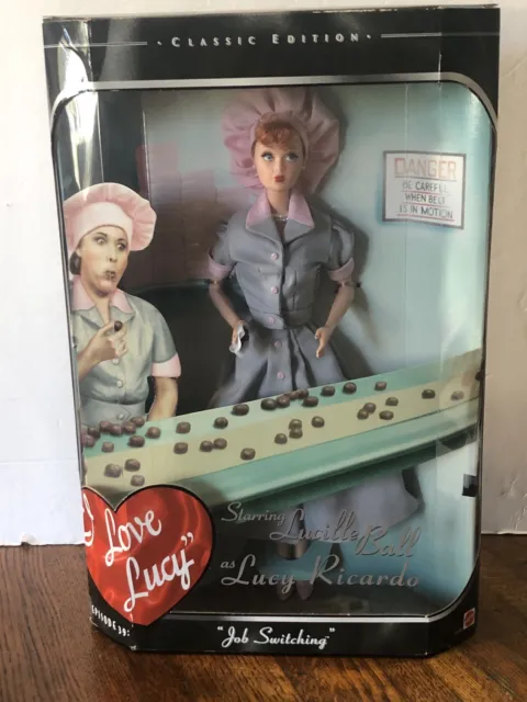 1998 Mattel I Love Lucy Episode 39 Job Switching Lucille Ball Doll Brand NEW
