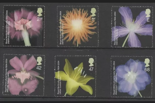 GB 2004 MINT MNH Set - Royal Horticultural Society SG 2456-2461 - FREE UK P&P