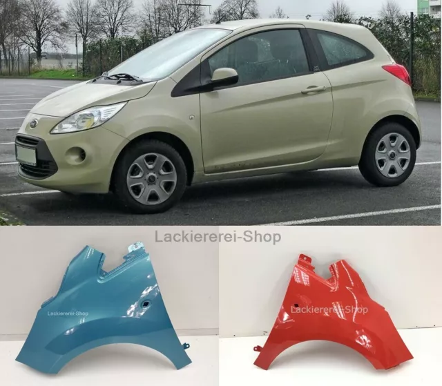 KOTFLÜGEL VORNE L/R LACKIERT IN WUNSCHFARBE NEU für Ford KA 2008-2016