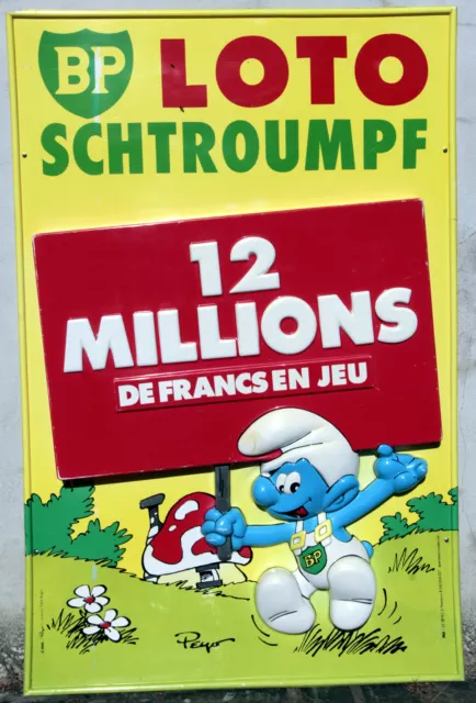 Plaque décorative exclusive en acrylique, le 60ème anniversaire des  Schtroumpfs - Plaques décoratives