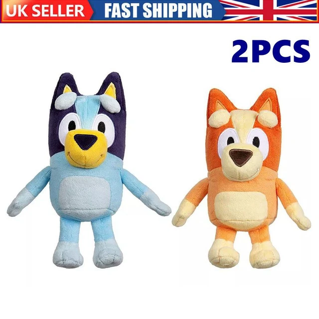 2pcs-bluey-bingo-dog-friends-plush-toys-28cm-kids-soft-toys-birthday