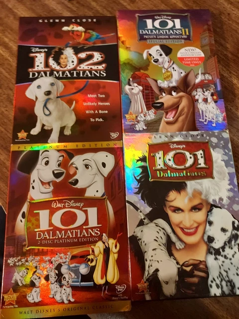 101 DALMATIANS THE Ultimate 4-Movie Collection Box Set Disney Glenn ...