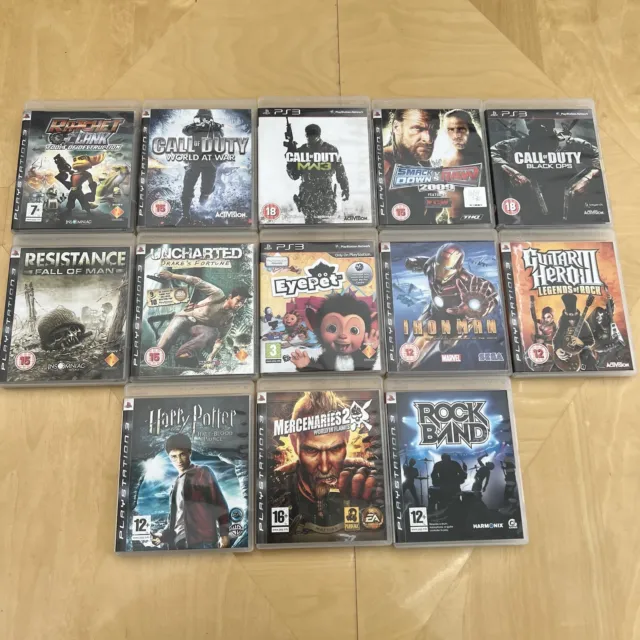 PS3 FIFA Game Bundle/Joblot - Call of Duty, Uncharted, Ratchet & Clank