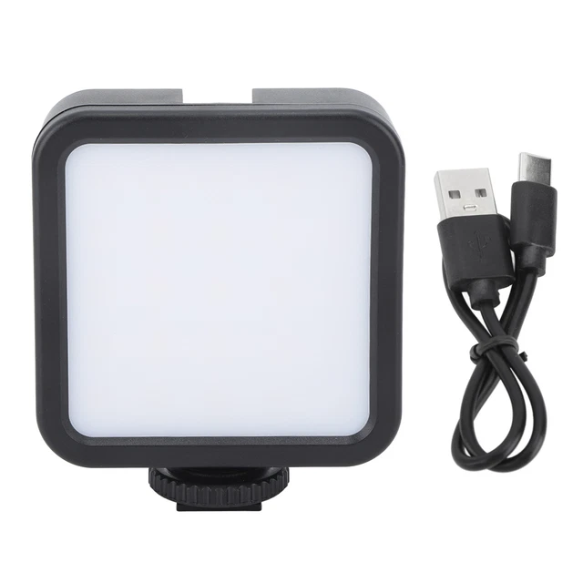Luces de video RGB luz LED para cámara 360° a todo color luz de fotografía portátil