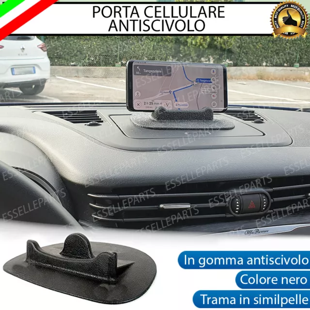 Supporto Porta Cellulare Smartphone Per Fiat Panda I Antiscivolo