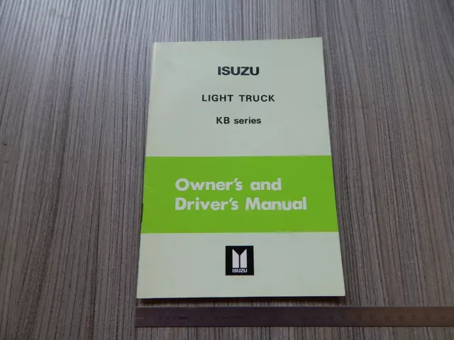 Manuale Originale Uso Manutenzione 1978 Isuzu Light Truck Kb Series In Inglese