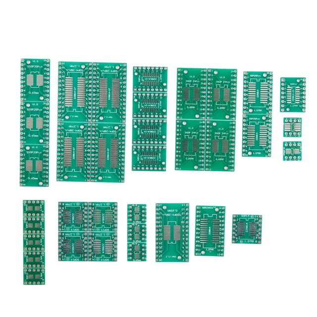 Pack De 10 Plaques PCB Double Face 4x6 Cm - Idéal Pour Prototyper Vos Circuits électroniques DIY