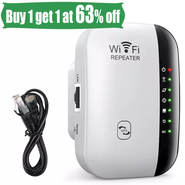 WiFi Range Extender Signal Booster 5G Network Internet Wireless Repeater