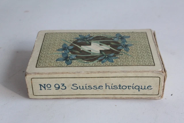 VINTAGE MULLER LA SUISSE HISTORIQUE PLAYING CARDS 54 CARDS