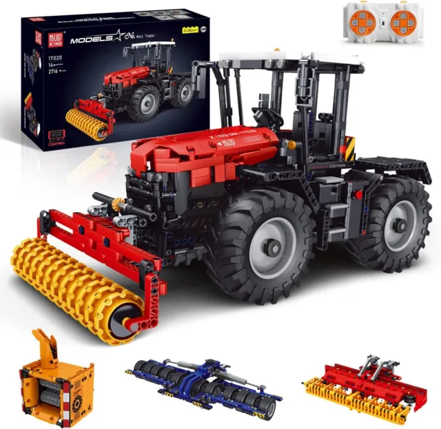 Mould King 17020 | RC Tractor Truck Bricks Model Kids Toy 2716 pcs