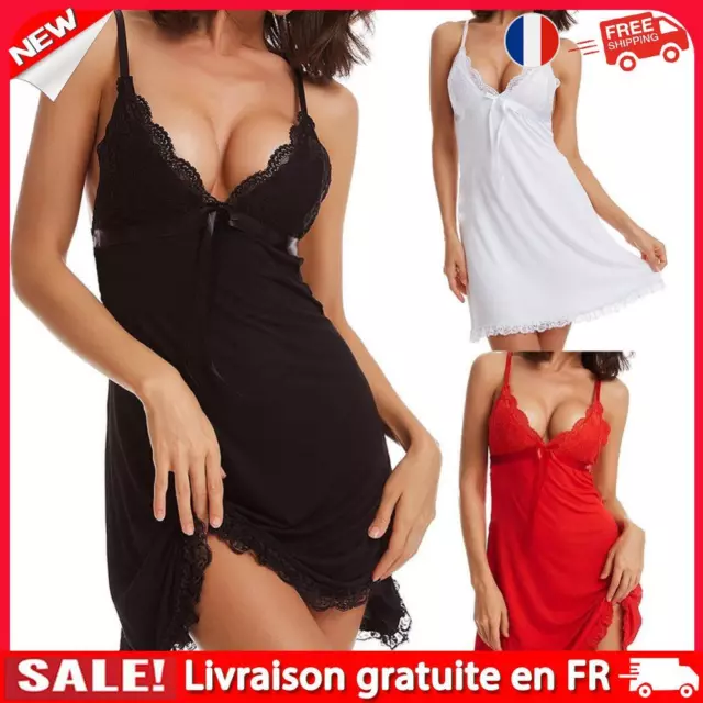 Women Summer Lingerie Sets Underwear Lace Strap Dress Babydoll Sexy Nightwear