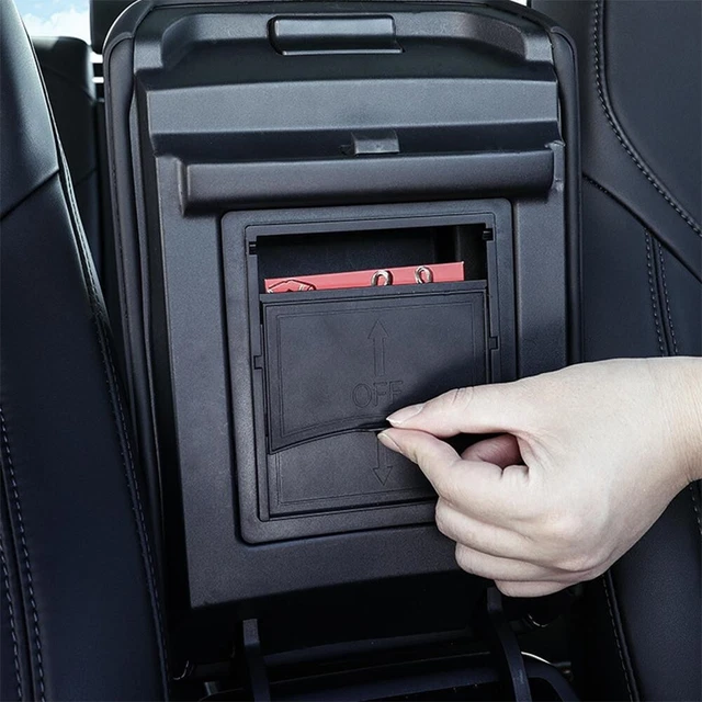 Für Tesla Modell 3 versteckte Aufbewahrungsbox verbessert die Innenraumfunktion