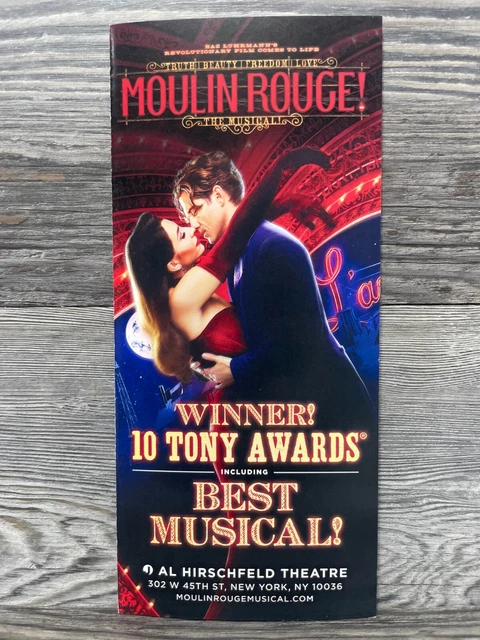 Moulin Rouge, Flyers, Al Hirschfeld Theatre