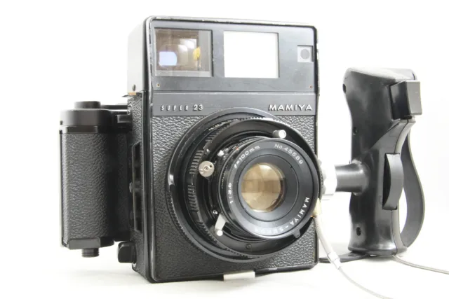Exc Mamiya Press Super 23 Medium Kamera Schwarz 100mm F/3.5 Objektiv 6x9 Back