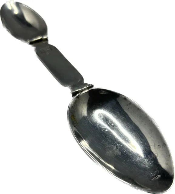 Folding Medicine Spoon Sterling Silver Sanborns Mexico Doctors Dr Signed Vintage
