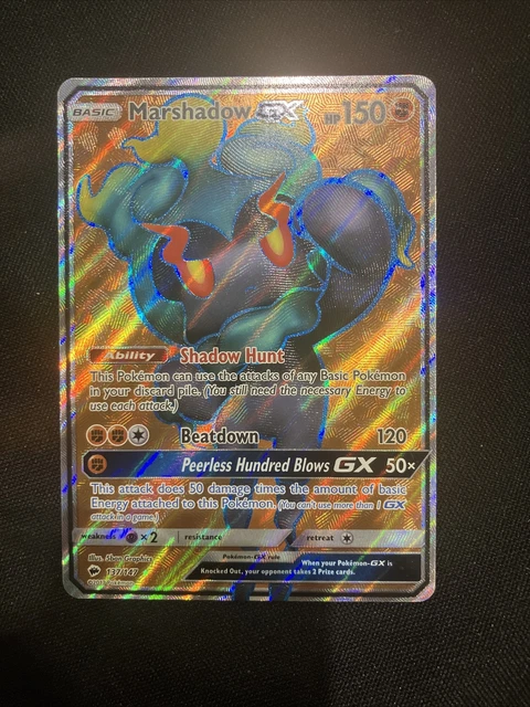 Marshadow GX - 137/147 Burning Shadows (Pokemon) Full Art Ultra Rare