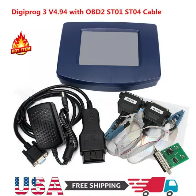 Digiprog 3 V4.94 Auto Car Mileage Correction Odometer Adjustment Diagnostic Tool 2