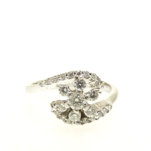 Anello Di Fidanzamento Con Cuore In Moissanite In Oro Massiccio 14k - Foto 8