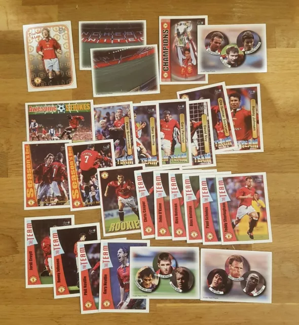 Futera Fans Selection Manchester United 1997 - 27 Cards Inc Special Edition