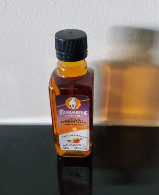 Bundaberg miniature campfire rum - 50ml - VHTF - Bourbon barrel finished rum