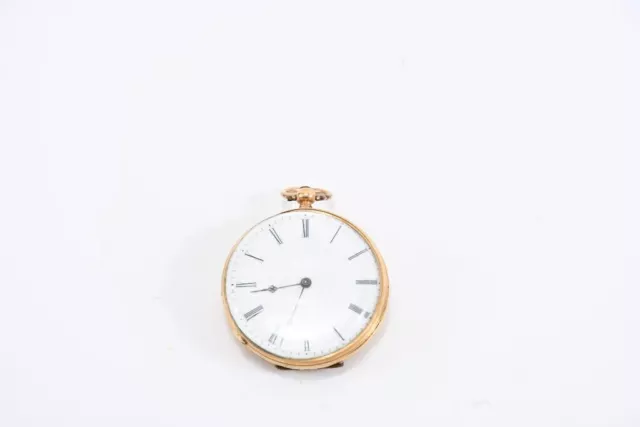 P03K30- Taschenuhr mit Gold 750 18kt Gehäuse