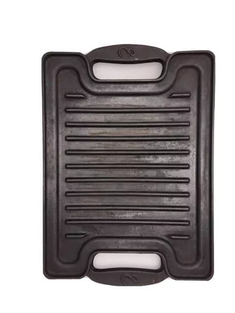 Emeril's Cast Iron Heavy enameled Griddle 14” x 10” Stove Top & Oven